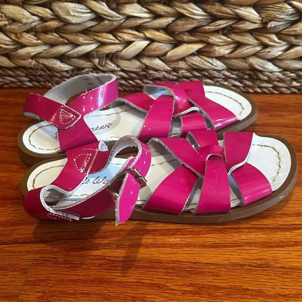 Salt Water Sandals sz 12 Pink Saltwater Sandals Fisherman Sandals